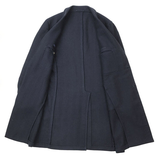 LARDINI coat [Outer fabric] 56% wool, 44% cotton [Sleeve lining] 100% polyester Navy mens 54 Used Authentic