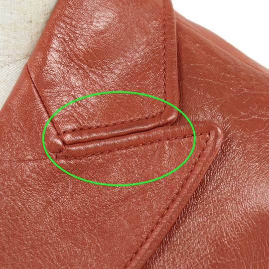 GUCCI Other outerwear [Outer material] 100% sheep leather [Lining] 100% cupra Brown 36