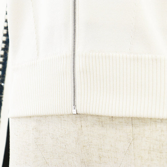 CHANEL Other outerwear 91% viscose, 7% polyamide Ivory, Multicolor P74166 Women 38 Used Authentic