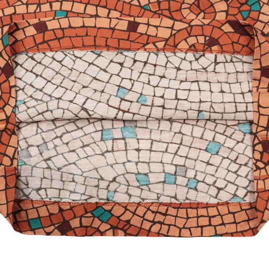 HERMES one piece [Outer material] 100% cotton Brown Women S Used Authentic