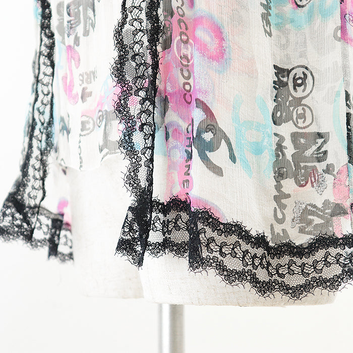 CHANEL ensemble silk multicolor 07C P30176 38