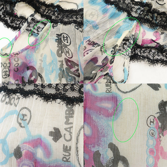 CHANEL ensemble silk multicolor 07C P30176 38