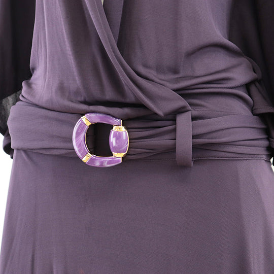 GUCCI one piece [Outer material] 100% rayon [Lining] 65% acetate, 35% nylon purple 219123 X6172 S