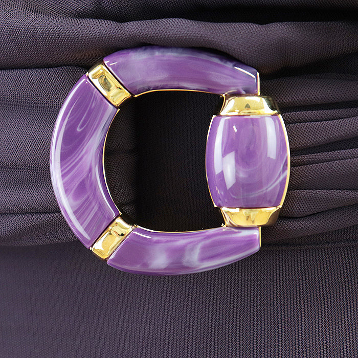 GUCCI one piece [Outer material] 100% rayon [Lining] 65% acetate, 35% nylon purple 219123 X6172 S