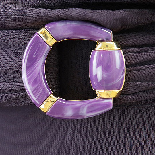 GUCCI one piece [Outer material] 100% rayon [Lining] 65% acetate, 35% nylon purple 219123 X6172 S