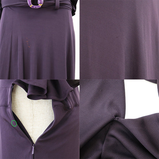 GUCCI one piece [Outer material] 100% rayon [Lining] 65% acetate, 35% nylon purple 219123 X6172 S