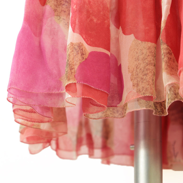 CHANEL one piece 36% nylon, 20% rayon, 15% silk, 10% polyester, 8% cotton, 7% linen, 4% metal [Outer fabric] 100% silk pink 36