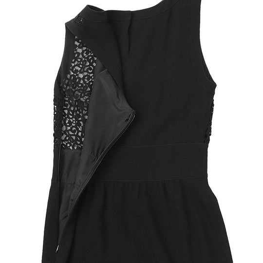 Valentino one piece [Outer material] 100% wool [Lining] 100% polyester black Women 40 Used Authentic