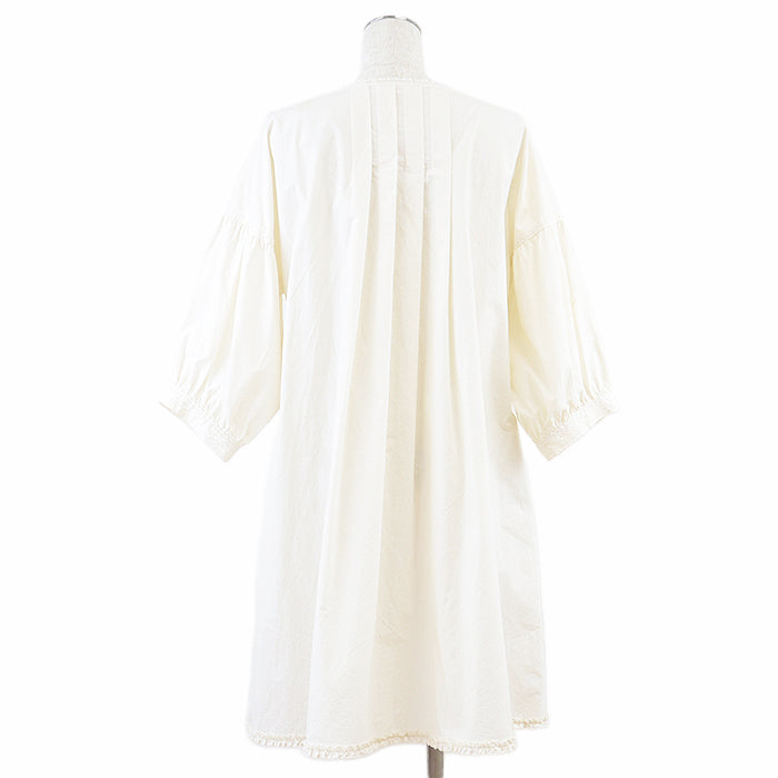 PINK HOUSE one piece cotton 100% off white A2111FBY365 Women ƒtƒŠ�[ Used Authentic