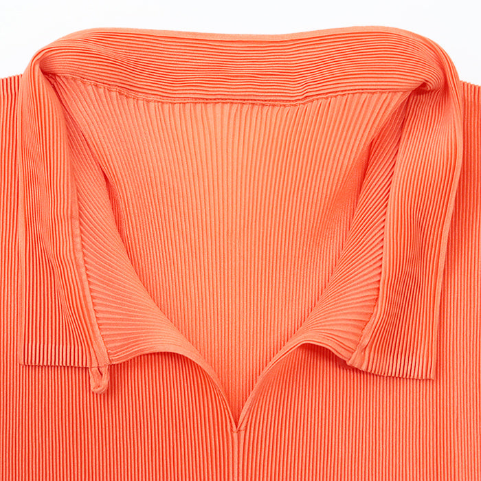PLEATS PLEASE Cut 100% polyester% Orange PP03FK303 Women 3 Used Authentic