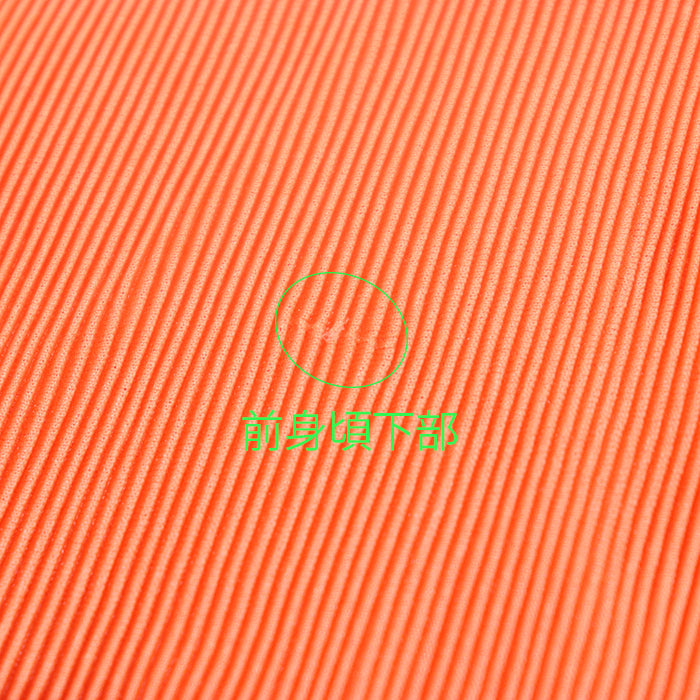 PLEATS PLEASE Cut 100% polyester% Orange PP03FK303 Women 3 Used Authentic
