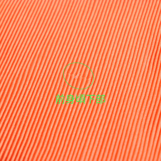 PLEATS PLEASE Cut 100% polyester% Orange PP03FK303 Women 3 Used Authentic