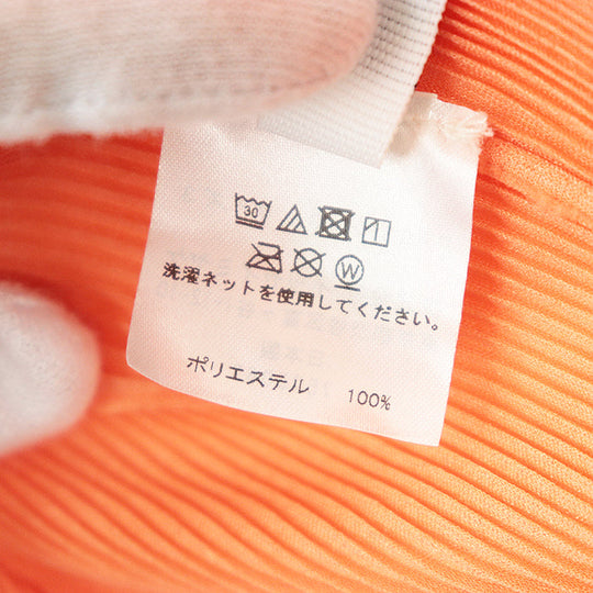 PLEATS PLEASE Cut 100% polyester% Orange PP03FK303 Women 3 Used Authentic