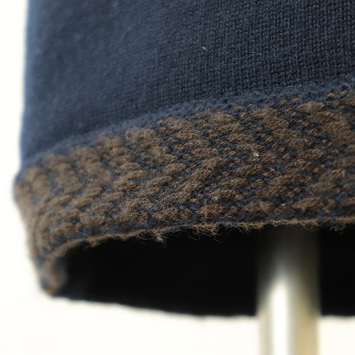 CHANEL one piece [Outer material] 100% cashmere Navy Women 38 Used Authentic