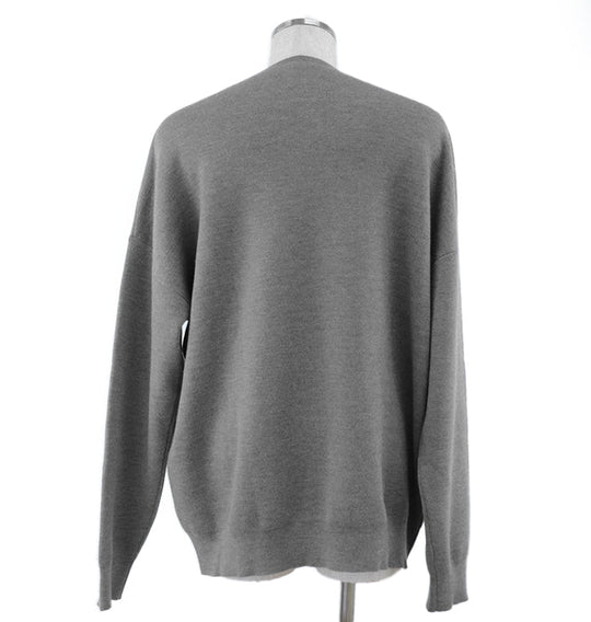 LOEWE sweater [Outer fabric] 100% wool [Other fabric] 100% rayon gray H526Y14KEI mens XL Used Authentic