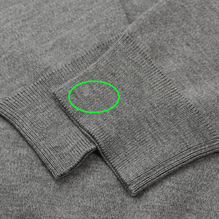 LOEWE sweater [Outer fabric] 100% wool [Other fabric] 100% rayon gray H526Y14KEI mens XL Used Authentic