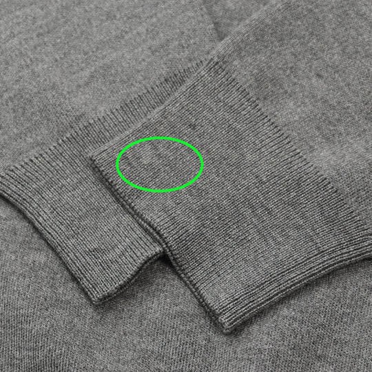 LOEWE sweater [Outer fabric] 100% wool [Other fabric] 100% rayon gray H526Y14KEI mens XL Used Authentic
