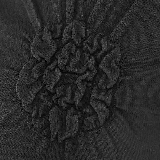 CHANEL knit [Outer material] 99% cotton, 1% elastane black Women 38 Used Authentic