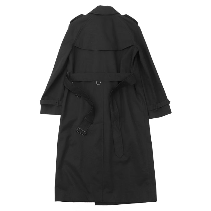BURBERRY trench coat [Outer fabric] 100% cotton [Lining] 100% cotton [Sleeve lining] 100% viscose black Women Used Authentic