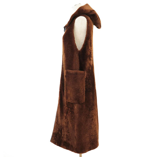 ADORE coat 531-6259804 sheep leather Brown Women 38 Used Authentic