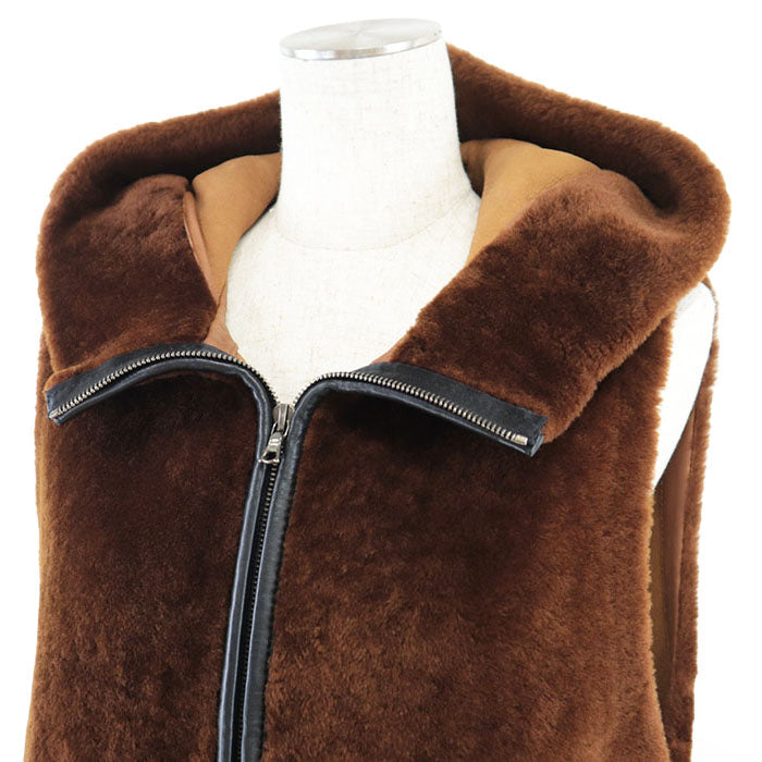 ADORE coat 531-6259804 sheep leather Brown Women 38 Used Authentic