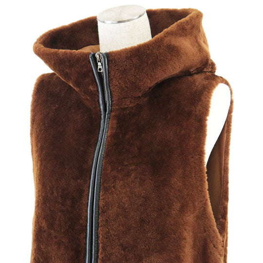 ADORE coat 531-6259804 sheep leather Brown Women 38 Used Authentic
