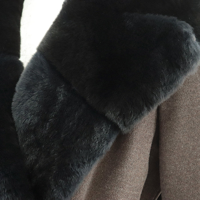 FENDI coat [Outer fabric] 60% wool, 30% angora [Other fabric] 100% cupra Brown Women 40 Used Authentic