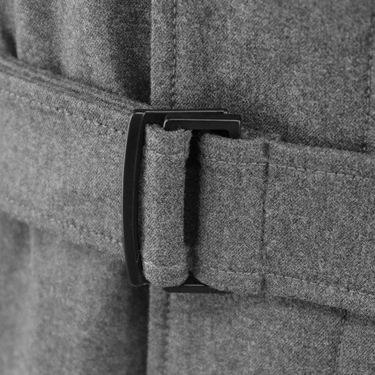 Emporio Armani coat [Outer fabric] 48% virgin wool, 24% polyester; [Lining] 68% acetate, 32% polyester; [Other fabric] 90% polyamide, 10% elastane gray 41LC60 mens 48 Used Authentic