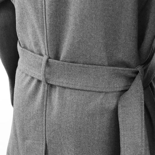 Emporio Armani coat [Outer fabric] 48% virgin wool, 24% polyester; [Lining] 68% acetate, 32% polyester; [Other fabric] 90% polyamide, 10% elastane gray 41LC60 mens 48 Used Authentic