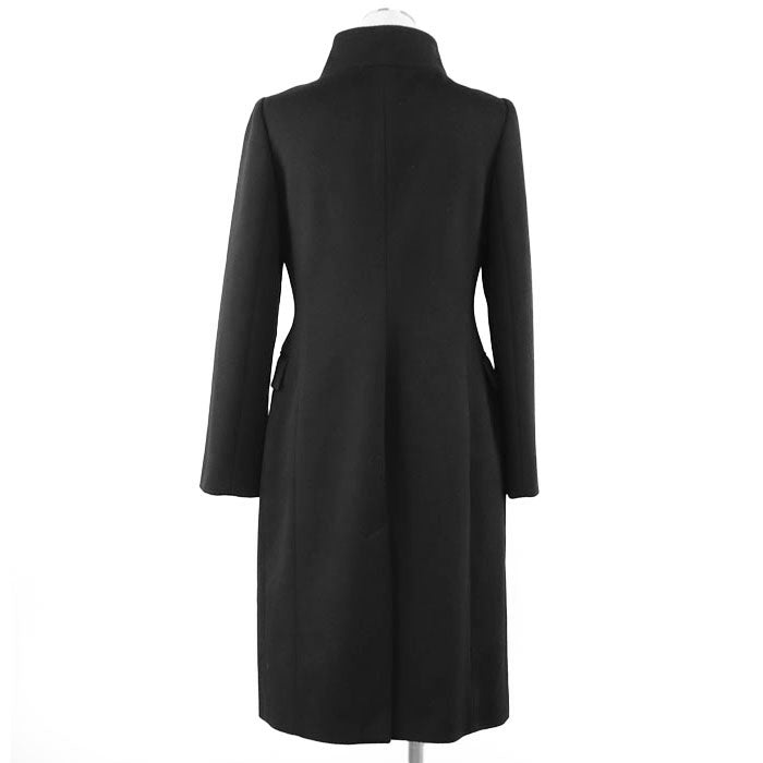Valentino coat [Outer material] 100% cashmere [Lining] 61% nylon, 39% silk black Women 42 Used Authentic