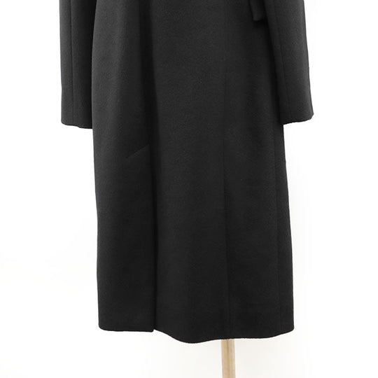Valentino coat [Outer material] 100% cashmere [Lining] 61% nylon, 39% silk black Women 42 Used Authentic