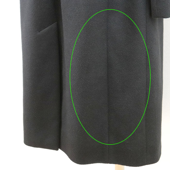 Valentino coat [Outer material] 100% cashmere [Lining] 61% nylon, 39% silk black Women 42 Used Authentic