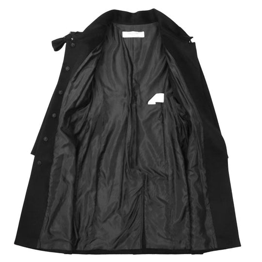 Valentino coat [Outer material] 100% cashmere [Lining] 61% nylon, 39% silk black Women 42 Used Authentic