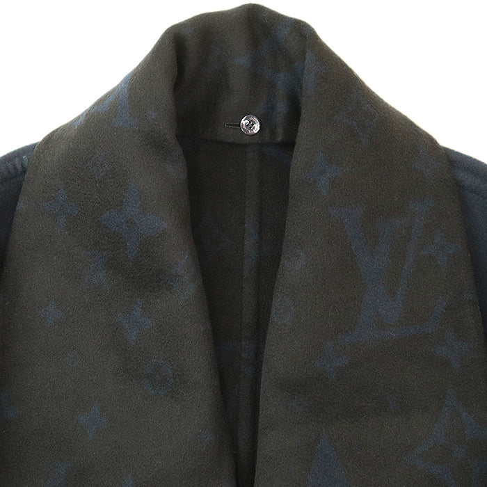 LOUIS VUITTON coat [Outer material] 99% wool, 1% silk [Lining] 100% cupra Navy, Black RM241Q TSY HQC40E mens 52 Used Authentic
