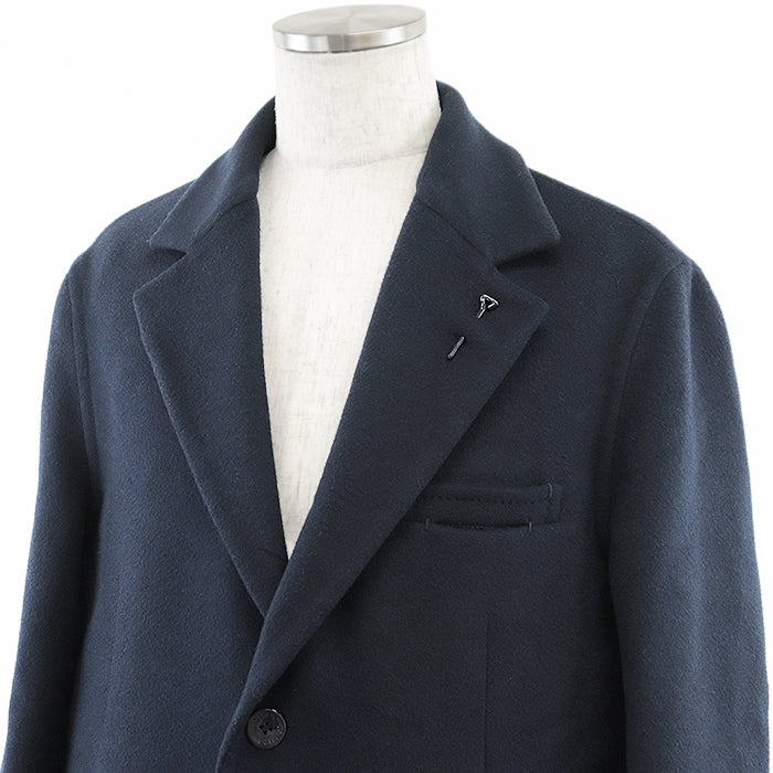 LOUIS VUITTON coat [Outer material] 99% wool, 1% silk [Lining] 100% cupra Navy, Black RM241Q TSY HQC40E mens 52 Used Authentic