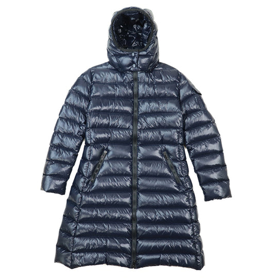 MONCLER coat [Outer material] 100% nylon [Lining] 100% nylon [Filling] 90% down, 10% feather Navy Women 1 Used Authentic
