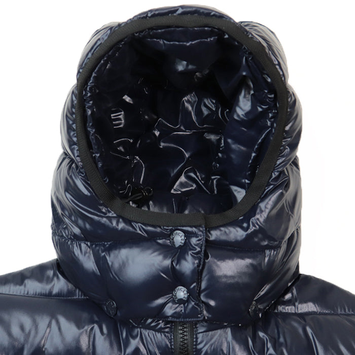 MONCLER coat [Outer material] 100% nylon [Lining] 100% nylon [Filling] 90% down, 10% feather Navy Women 1 Used Authentic