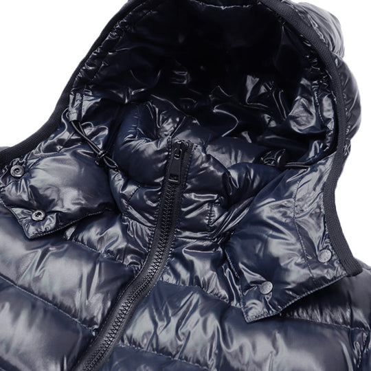 MONCLER coat [Outer material] 100% nylon [Lining] 100% nylon [Filling] 90% down, 10% feather Navy Women 1 Used Authentic