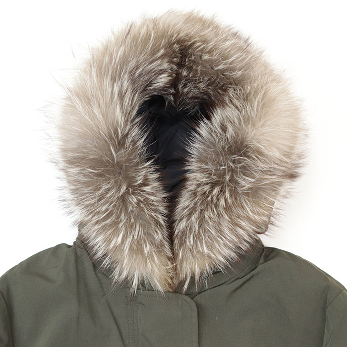 MONCLER coat [Outer material] 70% polyester, 30% cotton [Lining] 100% polyamide [Filling] 90% down, 10% feather khaki Women 1 Used Authentic