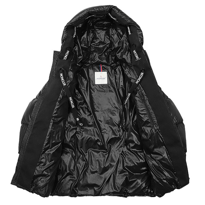 MONCLER Down jacket 100% nylon [Filling] 90% down, 10% feather black mens 2 Used Authentic