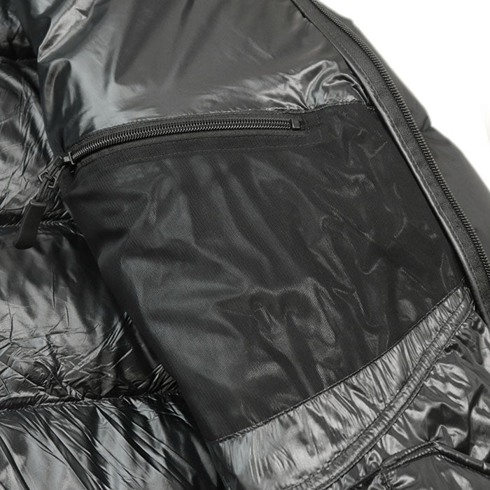 BURBERRY Down jacket [Outer material] 100% nylon; [Lining] 100% polyamide; [Filling] 80% down, 20% feather; [Other material] 87% polyester, 13% cotton black mens L Used Authentic