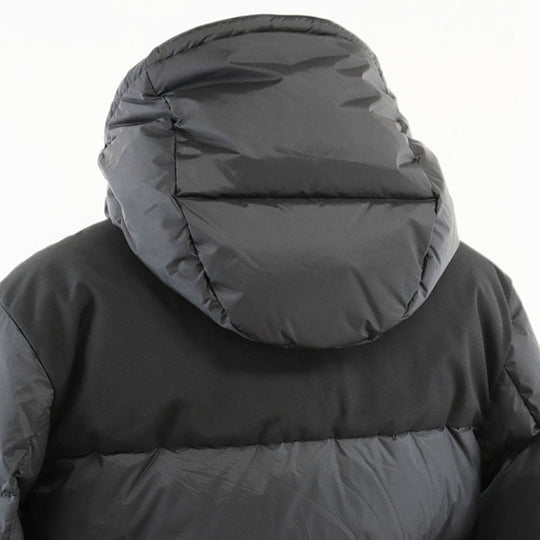 BURBERRY Down jacket [Outer material] 100% nylon; [Lining] 100% polyamide; [Filling] 80% down, 20% feather; [Other material] 87% polyester, 13% cotton black mens L Used Authentic