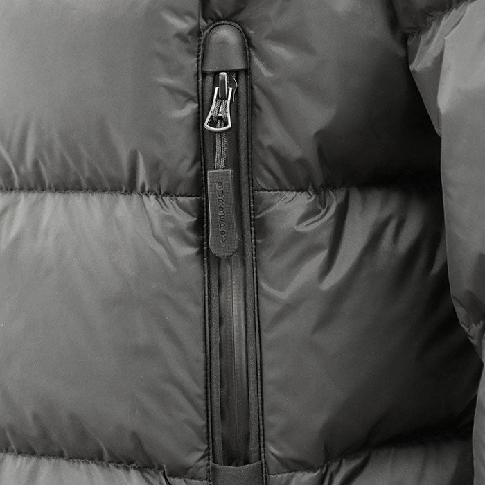 BURBERRY Down jacket [Outer material] 100% nylon; [Lining] 100% polyamide; [Filling] 80% down, 20% feather; [Other material] 87% polyester, 13% cotton black mens L Used Authentic