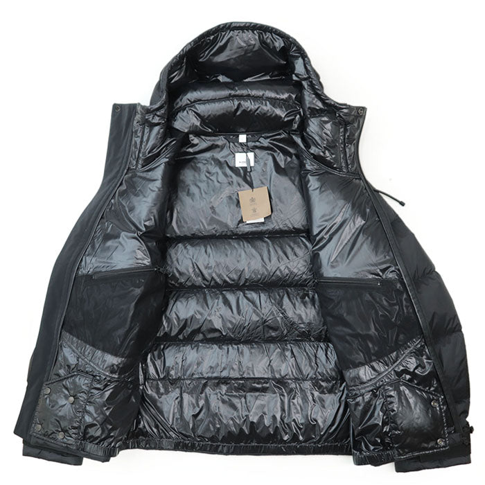 BURBERRY Down jacket [Outer material] 100% nylon; [Lining] 100% polyamide; [Filling] 80% down, 20% feather; [Other material] 87% polyester, 13% cotton black mens L Used Authentic