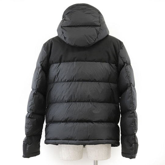 BURBERRY Down jacket [Outer material] 100% nylon; [Lining] 100% polyamide; [Filling] 80% down, 20% feather; [Other material] 87% polyester, 13% cotton black mens L Used Authentic