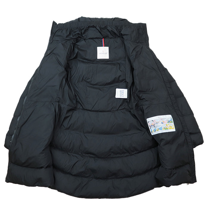 MONCLER coat [Outer material] 100% nylon [Lining] 100% nylon [Filling] 90% down, 10% feather black Women 2 Used Authentic