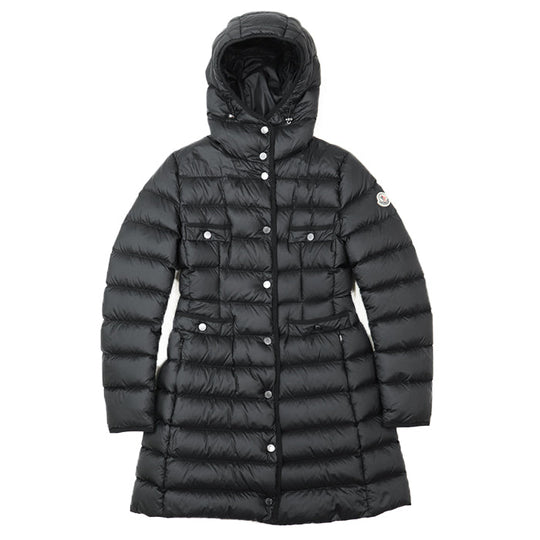 MONCLER Down jacket [Outer fabric] 100% nylon [Lining] 100% nylon [Filling] 90% down, 10% feather [Other fabric] 100% nylon black Women Used Authentic