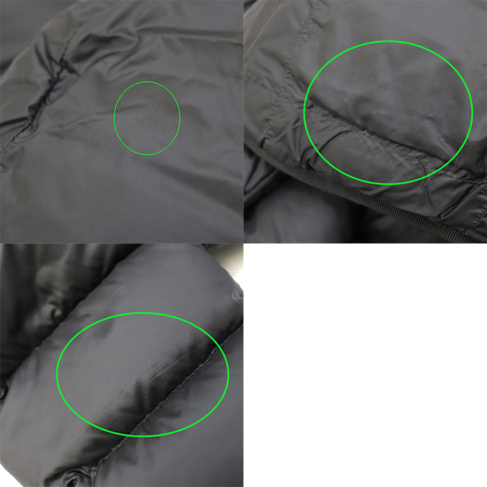 MONCLER Down jacket [Outer fabric] 100% nylon [Lining] 100% nylon [Filling] 90% down, 10% feather [Other fabric] 100% nylon black Women Used Authentic