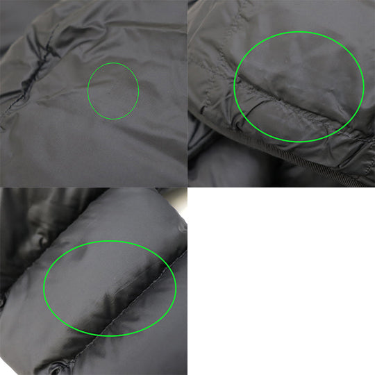 MONCLER Down jacket [Outer fabric] 100% nylon [Lining] 100% nylon [Filling] 90% down, 10% feather [Other fabric] 100% nylon black Women Used Authentic