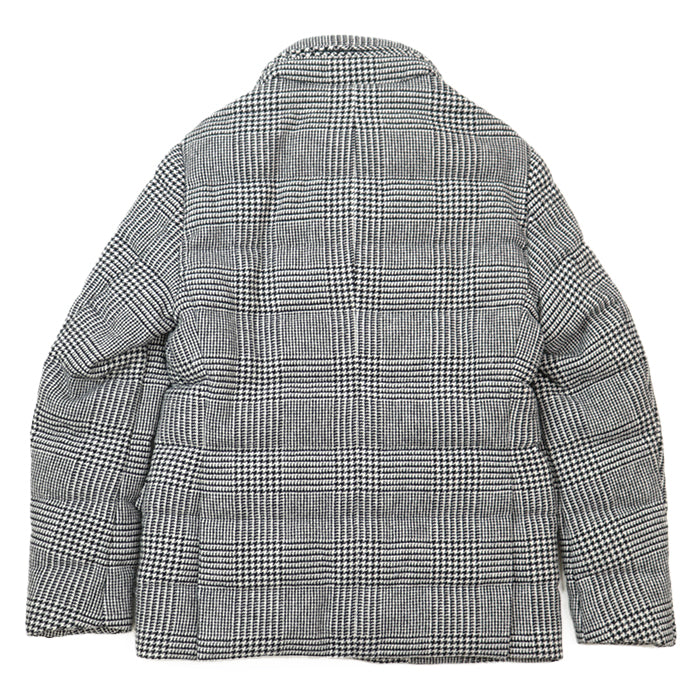 MONCLER Down jacket [Outer material] 100% wool [Lining] 100% nylon [Filling] 90% down, 10% feather [Rib] 100% wool [Other fabric] 100% nylon [Leather part] Cowhide leather black mens 2 Used Authentic